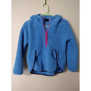 All in‎ motion girls blue Sherpa hoodie size 10/12